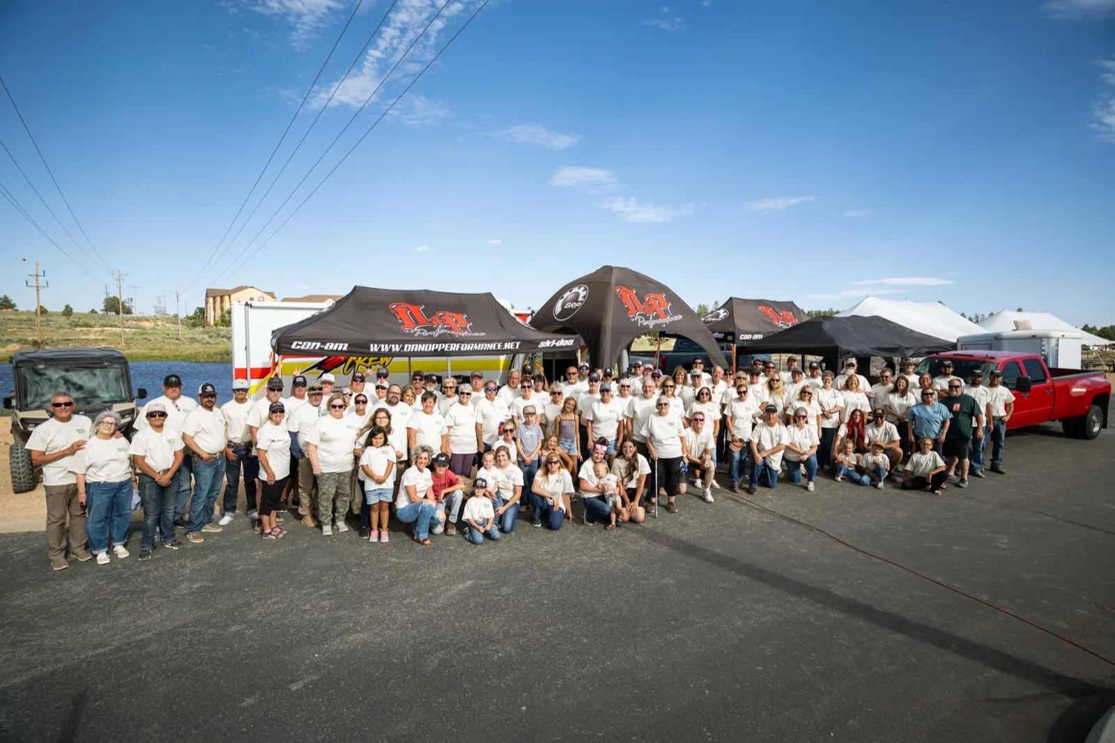 Rally in the Valley group photo — D&P Performance's annual multi-day UTV trail ride in Southern Utah